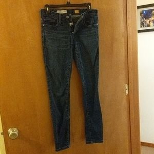 Pilcro and letterpress low rise skinny jeans